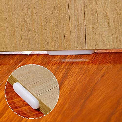 Jetec Plastic Head Double Pins Bed Skirt Holding Pins White Furniture Chair Leg Brooch Glide Nails Holding Brooch for Slipcovers and Bedskirts(15 Pieces) 5