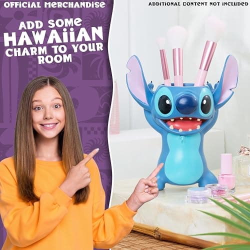 Disney Stitch 3D Pen Holder for Desk, Cute Pencil Holder Desk Organizer for Office, Home Storage Box, Secret Santa Gifts 6