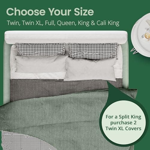 SafeRest Sleepure Waterproof Mattress Protector King Size - Viscose Derived from Bamboo - Fitted with Stretchable Pockets - Machine Washable Cotton King Mattress Cover for Bed 9