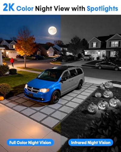 Thybro Solar Powered Outdoor Wireless Camera: 2K HD, Motion Detection, Color Night Vision, Waterproof IP67, Easy Setup for Home & Business Monitoring, No Monthly Fees 8