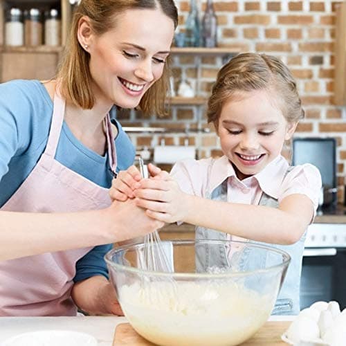 NileHome Stainless Steel Whisk Set 8" 10" 12" Kitchen Whisk Balloon Whisk Kitchen Wisk Wire Whisks for Cooking, Whisking, Blending, Beating, Stirring-3 Pack… 8