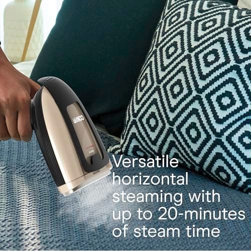 Conair Handheld Garment Steamer for Clothes, Turbo ExtremeSteam 1875W Fabric Steamer, Portable Handheld Design, Strong Penetrating Steam, Amazon Exclusive, Black 5