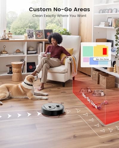 Lefant Robot Vacuum and Mop, Upgraded LiDAR Navigation, 450ml Visible Dustbin, Strong Suction, Multi-Floor Mapping, Self-Charge, WiFi/Alexa/APP, Multi-Surface Cleaning, M330 Pro Grey 7