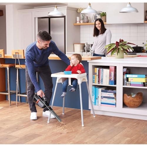 BLACK+DECKER dustbuster Portable Vacuum Cordless Handheld, Small Hand Vacuum Cleaner for Dorm Home and Car, Powerful 20V AdvancedClean+ (HHVK515J00FF) 8