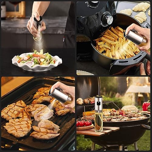 PUZMUG Oil Sprayer for Cooking, Olive Oil Sprayer Mister, 100ml Olive Oil Spray Bottle for Salad, BBQ, Kitchen Baking, Roasting 5