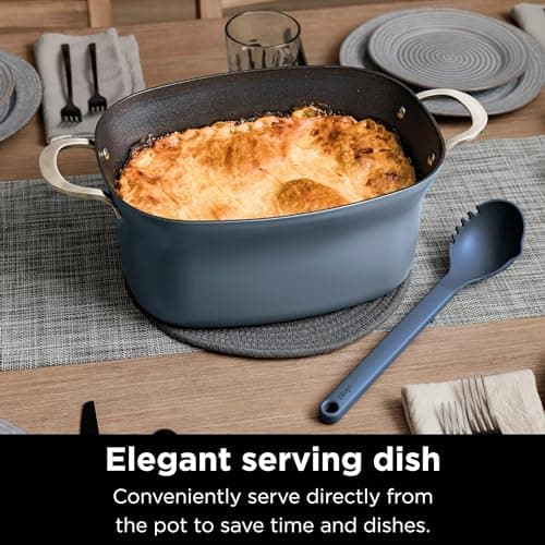 Ninja MC1001 Foodi PossibleCooker PRO 8.5 Quart Multi-Cooker, with 8-in-1 Slow Cooker, Dutch Oven, Steamer, Glass Lid Integrated Spoon, Nonstick, Oven Safe Pot to 500°F, Sea Salt Gray 5