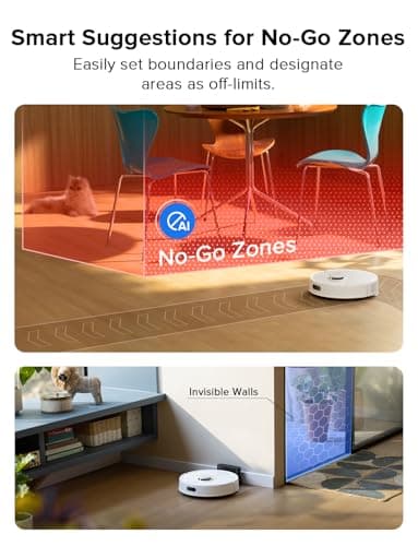 roborock Q7 L5 Robot Vacuum and Mop Combo, 8,000Pa Suction, Upgraded from Q5 Pro, Dual Anti-Tangle System, LiDAR Navigation, No-Go Zones, Self-Charging Robotic Vacuum Cleaner, White 8