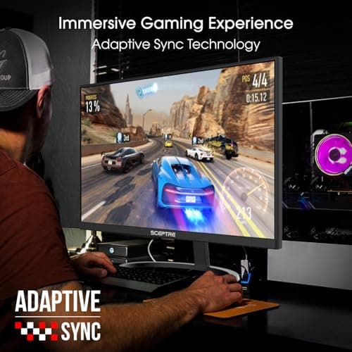 Sceptre IPS 27 Inch 2K 2560 x 1440p QHD 75Hz DisplayPort HDMI 99% sRGB Build-in Speakers Machine Black (E275W-QPT) 5