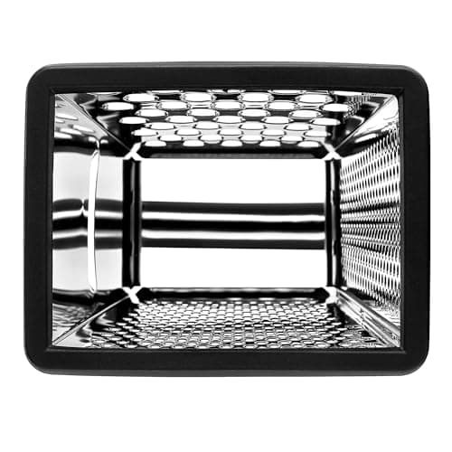 Spring Chef Professional Large Parmesan Cheese Grater, Stainless Steel Metal Box Grater with Handle, 4 Sided Handheld Kitchen Food Shredder for Cheese, Carrot, Veggie, Ginger, Potato - Dishwasher Safe 8