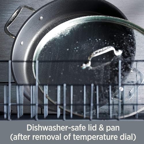 All-Clad Electrics Stainless Steel and Nonstick Surface Skillet 7 Quart 1800 Watts Temp Control, Cookware, Pots and Pans, Oven, Broil, Dishwasher Safe 6