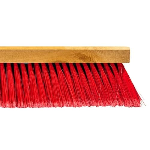 24" Soft Sweep Indoor Push Broom with 60" Handle. Ideal for Epoxy & Polished Floors. Durable American Made Steel Brackets-Stainless Steel Hardware. No Plastic. 100% USA Made 6