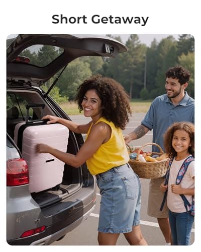 BAGSMART Carry On Luggage 19 L x14 W x9 H Airline Approved with Spinner Wheels, Lightweight 20 Inch Luggage with TSA Lock, Expandable Hard Shell Carry On Suitcases for Men Women, Royal Blue 8