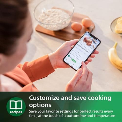 Philips Premium Air Fryer XXL - Air Fry, Bake, Grill, Roast & Reheat, 7.7 Qts Capacity, Rapid Air & Fat Removal Technology, Keep Warm Mode, QuickClean, 5 Smart Chef Programs, Black Copper (HD9867/16) 7