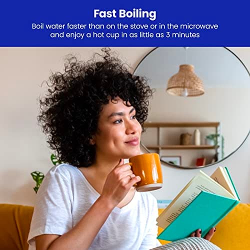 Chefman Digital Electric Kettle with Rapid 3 Minute Boil Technology, Custom Steep Timer and Temperature Presets, Bonus Tea Infuser, Rust and Discoloration Proof, 1.8 Liter, Matte Black, 1500W 5