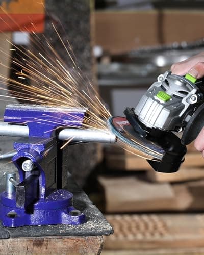 WORKPRO Bench Vise, 4-1/2" Vice for Workbench, Utility Combination Pipe Home Vise, Swivel Base Bench for Woodworking 9