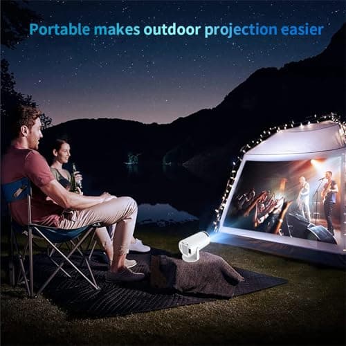 ZWXYVUT Retro Console Projector - 2-In-1 Professional Game Projector, 4k Hd Projector With Built-In Retro Games, Smart Tv Projector For Indoor & Outdoor, Christmas Gift For Kids 7