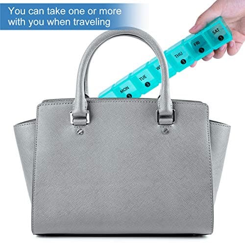 DANYING XL Monthly Pill Organizer 1 Time a Day with Dust-Proof Case, Extra Large 4 Weeks Pill Box Once a Day, 28 Days Pill Container 1 Per Day, Weekly Vitamin Case, Daily Medicine Organizer 7