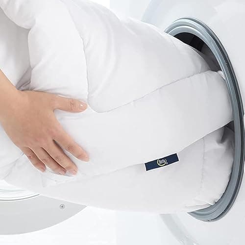 Serta ComfortSure Down Alternative Comforter, Soft Box Stitched Duvet Insert, Quilted Full Comforter with 4 Corner Tabs, All Season Bedding, White 6