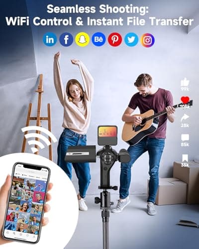 Yatao UHD2K-8K Video Camcorder, 48/75MP Vlogging Camera for YouTube - Dual-View Recording, 16X Zoom, WiFi & Flip Screen - Perfect for Beginners, Live Streaming, and Content Creation 7