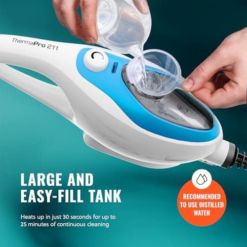 PurSteam 10-in-1 Steam Mop, Floor Steamer with Detachable Handheld Steam Cleaner for Tile, Hardwood Floors 8