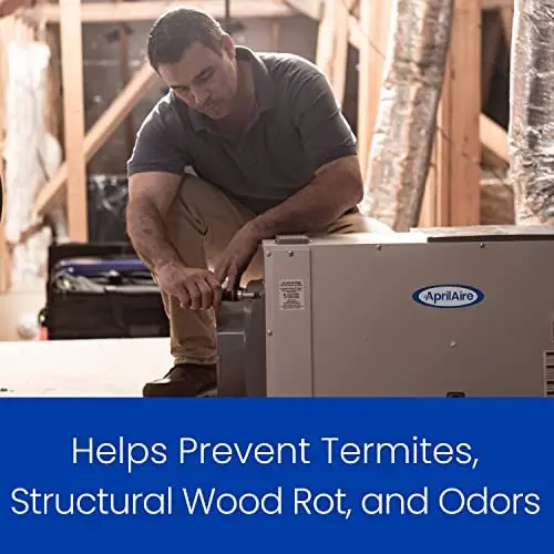 AprilAire E080 Pro Dehumidifier Bundle - 80 Pint Whole House Dehumidifier - Full Complete Kit - Crawl Spaces, Basements, Whole Homes, Commercial up to 4,400 sq. ft - 5 Year Warranty Included 7