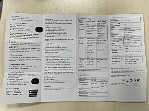 Wellue O2ring Pulse Oximeter - Rechargeable Bluetooth Oxygen Saturation Monitor with Reminder| Wearable O2 Meter Continuous Tracking of Oxygen Level and Pulse Rate with Free APP & PC Software 8