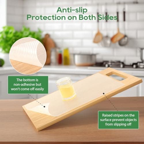 Anoak Shelf Liner Cabinet Liner, Non Adhesive Drawer Liner, Washable 12 Inch x 20 FT(240 Inch) Waterproof Durable Non-Slip Shelf Liners for Kitchen, Drawer, Refrigerator 4