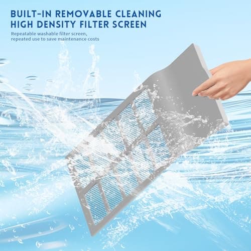 DINZAN HD022 Rotary Dehumidifier for Bedroom Ultra Quiet Small Portable Air Purifier with Dehumidifiers for Basement Home Bathroom RV Dehumidifiers with Washable Filter Humidity Display Timer Mode 9