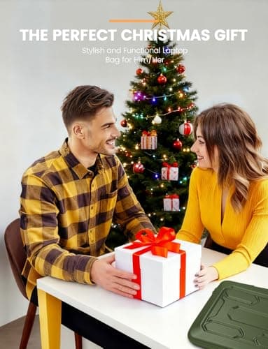 DOMISO 13.3 inch Laptop Sleeve with Handle Shockproof Computer Bag Waterproof EVA Protective Carrying Case for 13-13.3 inch Notebooks/13 MacBook Air/MacBook Pro Retina/Dell XPS 13/HP,Green 9