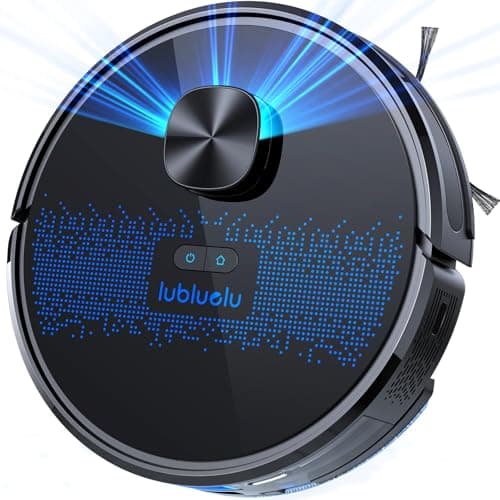 Lubluelu Robot Vacuum Self Emptying,Hands-Free Up to 60 Days,4000pa Robot Vacuum and Mop Combo, Lidar Navigation,WiFi/App/Alexa,Self-Charging,3 in 1 Robotic Vacuum for Pet Hair Hard,Floor,Carpet