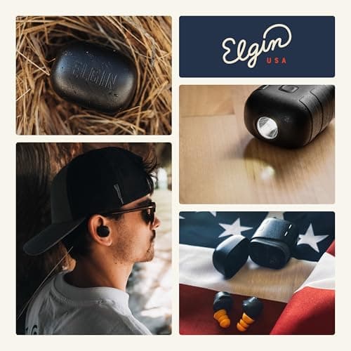 Elgin Rebel True Wireless Earbuds, 31 dB Noise Reduction Bluetooth Headphone, Noise Isolating Mic, 12+ Hour Battery Life, IP65 Water Resistant, OSHA Compliant Hearing Protection for Work 7
