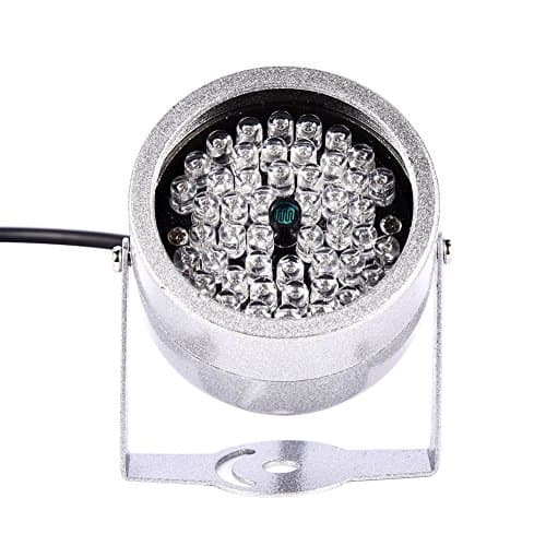 FOSA Camera IR Lights for Security Camera, Wide Angle Infrared Fill Light IR Light 140 LED Infrared Night Vision Light for Security Camera CCTV 7