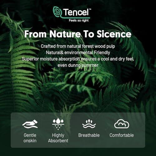 EASELAND King Tencel Cooling Comforter for Hot Sleepers - Double-Sided Lightweight and Breathable Fabric for Night Sweats - All Season Cooling Blanket Machine Washable（108x90in, Withe） 6