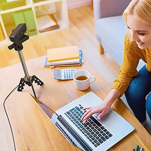 j5create USB Streaming Webcam - 1080P HD with 360° Rotation, High Fidelity Microphone, Plug and Play for PC/Mac/Laptop/Desktop/Skype/YouTube/Zoom/Facetime, Suitable for Conferencing/Calling (JVCU100) 7
