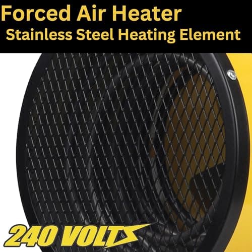 Dura Heat 240V Electric Industrial Garage, Workshop, Warehouse, Construction Heater, Wall/Ceiling Mount, 12,800 BTU, 3,750 Watt Forced Air Heater, Overheat Protection - Ideal for Garage & Workshop 5