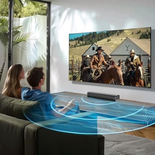 MZEIBO TV Sound Bar, Sound Bars for Smart TV Bluetooth 5.0 Soundbar 50W 17Inch Soundbars with ARC/Optical/AUX Connection Surround for Home Theater Audio TV/PC/Gaming/Projectors 8