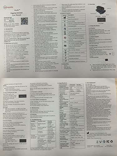 Wearpulse O2 Pulse Oximeter Fingertip, Oxygen Saturation Monitor, Bluetooth Pulse Rate Tracking with App, Continuous Rechargeable O2 Finger Oxygen Meter, 4 * 10 Hrs Built-in Memory, Smart Reminder 8