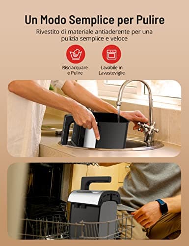 PARIS RHÔNE PE-AF014 Air Fryer, Black 5