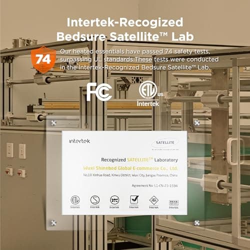 Bedsure Heating Pad for Neck and Shoulders and Back - Birthday Gifts for Women Men Mom Mens, FSA Eligible Items, Electric Heated Pad for Full Body, ETL Certified, Extra Large 24"x33", Grey 8