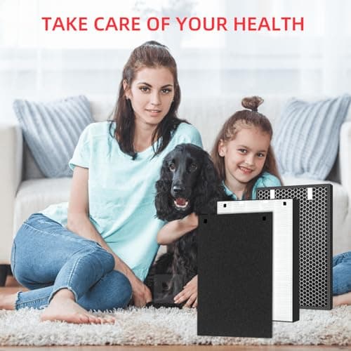 Air220 Air320 Filter Replacement for Bissell Air320 Air220 2609A Air Purifier, 2678, 2804 HEPA Filter + Pre-Filter and 2677 Activated Carbon Filter, 1 Set by APPLIANCEMATES 7