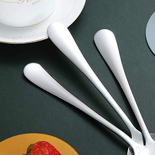 Kyraton 4-Piece Serving Set - Slotted Stainless Steel Spoons, Pack of 4 7