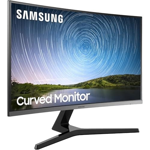 SAMSUNG 27-Inch CR50 Frameless Curved Gaming Monitor (LC27R500FHNXZA) – 60Hz Refresh, Computer Monitor, 1920 x 1080p Resolution, 4ms Response, FreeSync, HDMI,Black