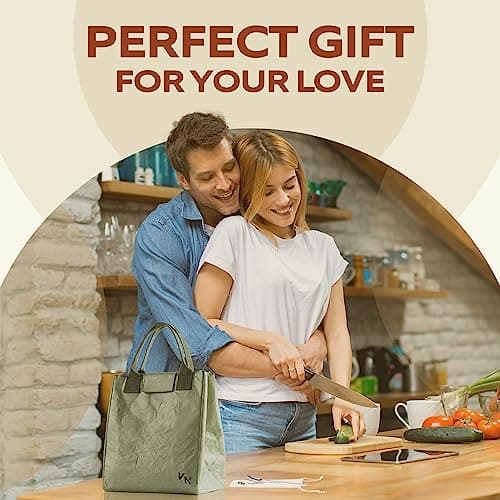 VonNova Women’s Insulated Lunch Bag with Premium 4mm Cooler Insulation, Cute Large 7L Lunch Tote for Office, Durable Small Lunch Box for Women, Stylish Lunchbox for Adults, Teens, Nurses, Teachers 9