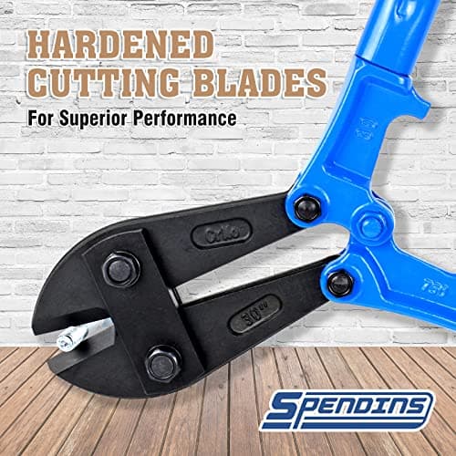 SPENDINS Bolt Cutter with Drop Forged Cr-Mo Alloy Steel Blades,with Ergonomic Handle,Heavy Duty Metal Cutter for Rebars, Chains, Locks, Wires, Bolts, Fence. (30in) 6