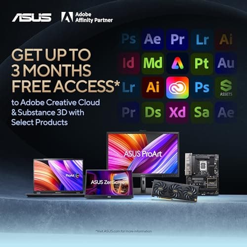 ASUS ProArt Display PA278QV 27” WQHD (2560 x 1440) Monitor, 100% sRGB/Rec. 709 ΔE < 2, IPS, DisplayPort HDMI DVI-D Mini DP, Calman Verified, Eye Care, Anti-Glare, Tilt Pivot Swivel Height Adjustable 14