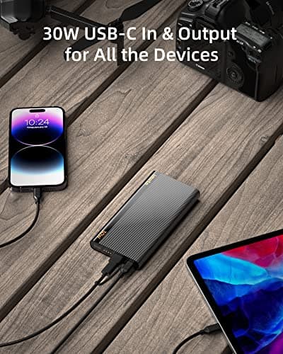 imuto 30W Slim Portable Charger for iPad Pro, Pixel iPad External Battery 30W Power Bank for iPhone 15/iPhone 15 Pro/iPad Pro 12.9/11in/ iPad Mini 6/ iPad Air 5/Portable Charger Pixel 6A 7 Pro 5A 5G 8