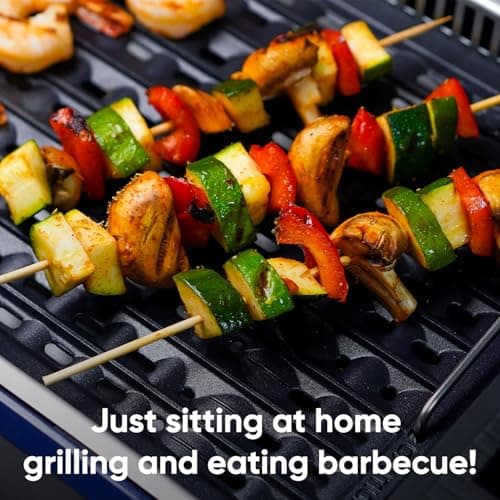 Indoor Grill CUSIMAX Electric Smokeless Grill Portable Korean BBQ with Turbo Smoke Extractor Technology, Non-stick Removable Plate, Tempered Glass Lid, Great for Party(Single Plate) 7