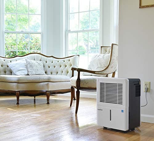 Ivation 3,000 Sq Ft Energy Star Dehumidifier - Large-Capacity - Includes Programmable Humidistat, Hose Connector, Auto Shutoff/Restart, Casters & Washable Air Filter, White 6