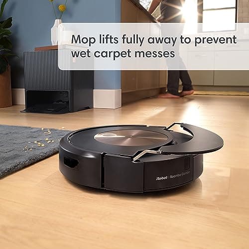 iRobot Roomba Combo j9+ Self-Emptying & Auto-Fill Robot Vacuum & Mop – Multi-Functional Base Refills Bin and Empties Itself, Vacuums and Mops Without Needing to Avoid Carpets, Avoids Obstacles​ 8