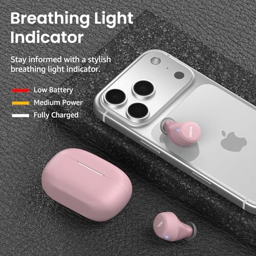 TOZO A1 Wireless Earbuds Bluetooth 5.3 Light Weight in Ear IPX5 Waterproof Headphones 2 Mic for AI Calls, Immersive Premium Sound Bass Headset with Charging Case, 32 Presets EQ Customization via App 5